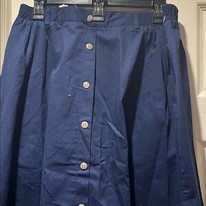 NWOT sz 20w Navy Blue Skirt by cabin creek